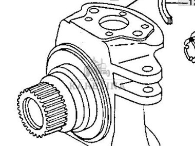 John Deere 7600 7700 7800 Zwrotnica Prawa Lewa R97541 R124407 R97542 R124408-1