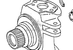 John Deere 7600 7700 7800 Zwrotnica Prawa Lewa R97541 R124407 R97542 R124408