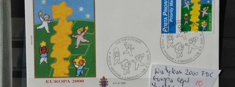 Papież Jan Paweł II + Europa CEPT Watykan FDC-1