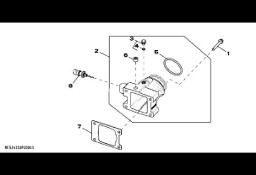 RE529511 John Deere 8345R - Wlot powietrza