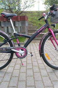 Rower BTwin 24 Poply czarno różowy dla dziewczynki-2
