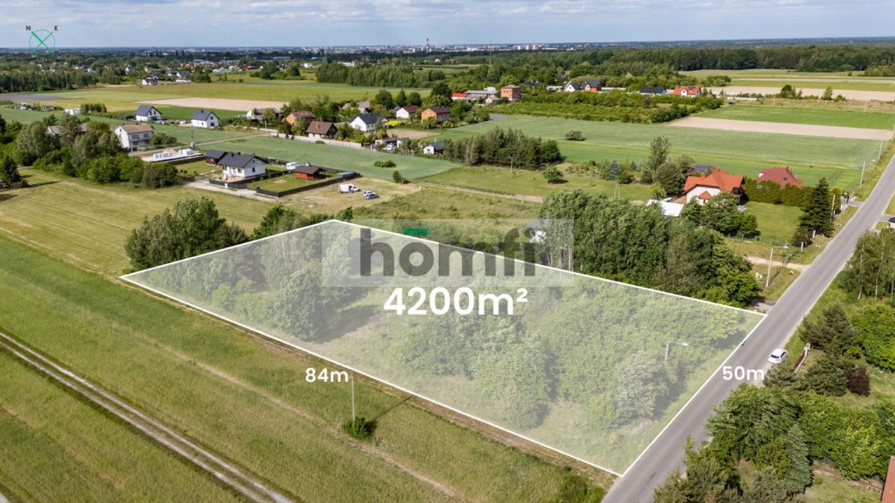 DUŻA DZIAŁKA BLISKO RADOMIA – pohled 2