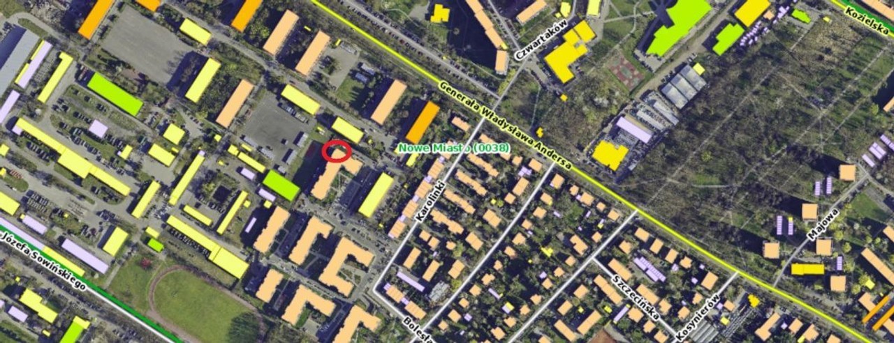 Gliwice Karolinki lokal handlowy Żabka – pohled 5