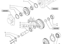 New Holland T6010 T6090 T6070 Kolo zebate napedz 87393983