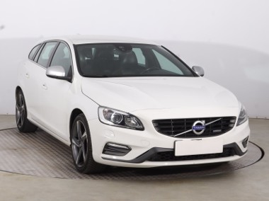 Volvo V60 I , Salon Polska, Skóra, Navi, Xenon, Bi-Xenon, Klimatronic,-1