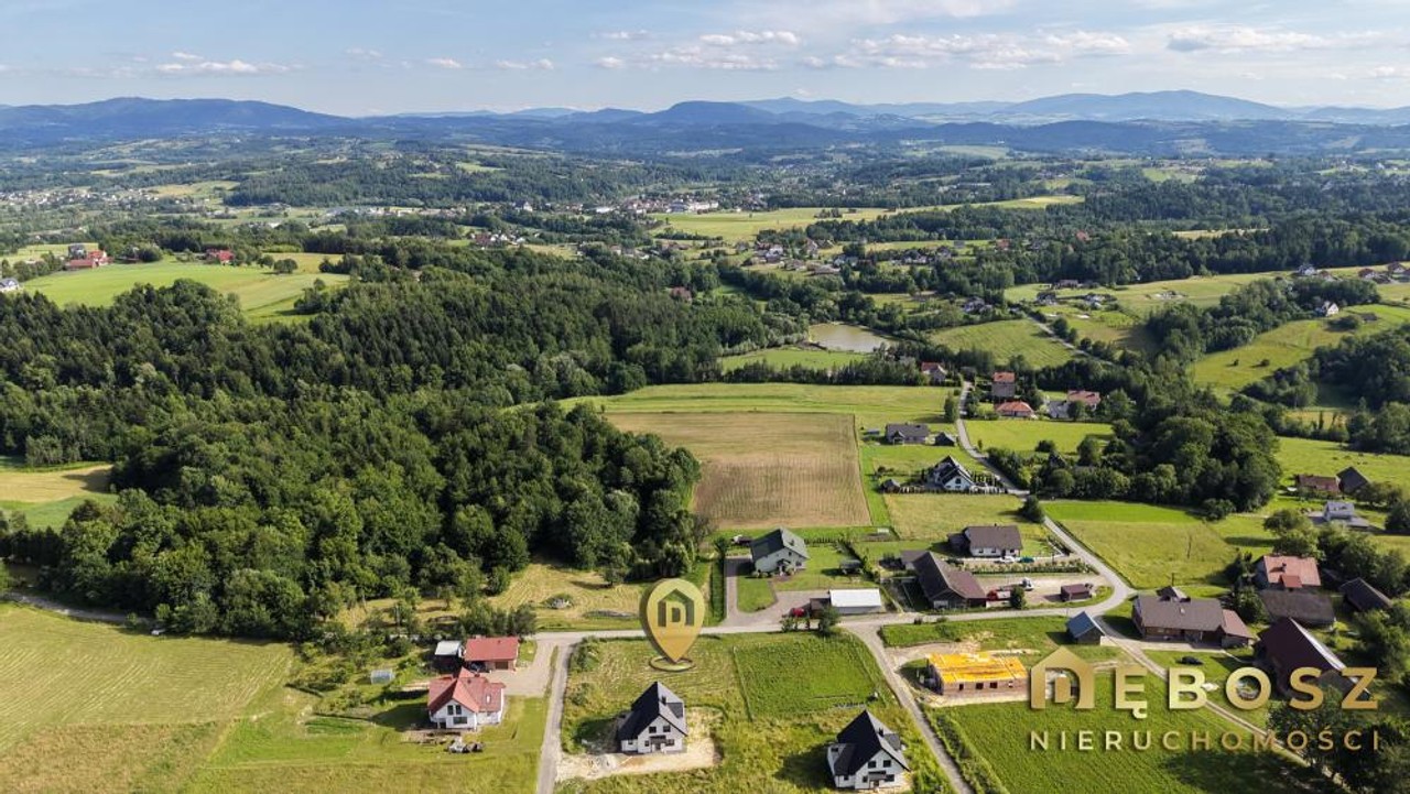 Działka na sprzedaż, 1099 m², Łapanów Kobylec - Widok 3