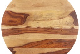vidaXL Blat stołu, lite drewno sheesham, okrągły, 25-27 mm, 40 cm285972