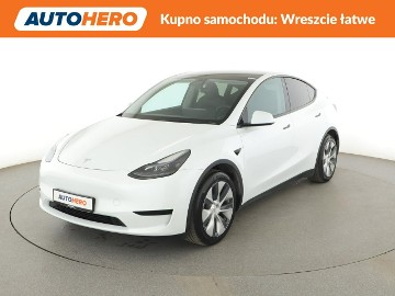 Tesla Model Y automat full LED skóra navi klima auto grzane fotele i kanapa ACC