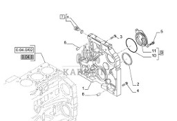 New Holland T6010 Obudowa 2855172