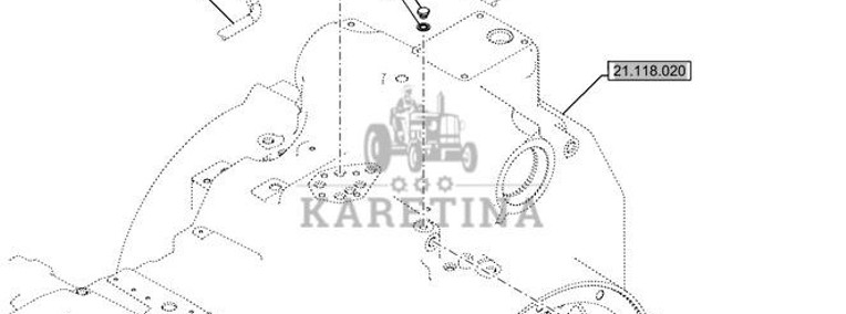 New Holland T6070 Zawór 48074119-1