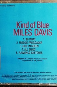 Polecam Album CD MILES DAVIS – Album -Kind Of Blue Cd-2