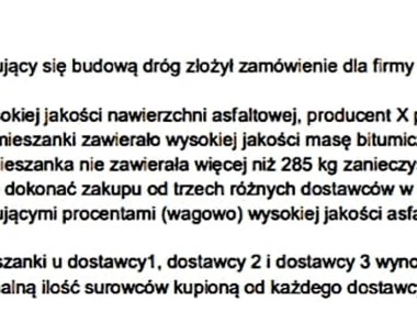 "Maksymalizacja zysku simpleks, optymalizacja ilości zakupu" Zestaw 2 rozwiązań -1