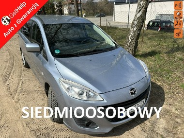 Mazda 5 II Mocna benzyna, klimatronik,7 miejsc,parktronik,drugie koła,isofix, h-1