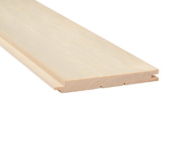 Boazeria Podbitka Deska Elewacja do Sauny sauna Osika Biała STS4 15x140mm-1