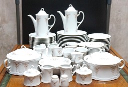 Piękny serwis na 12 osób 95ele Wiedeńska porcelana