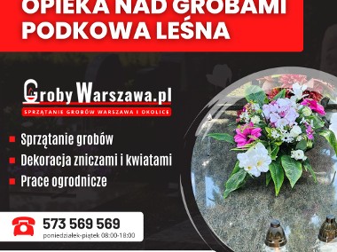 Sprzątanie grobów Podkowa Leśna, opieka nad grobami-1