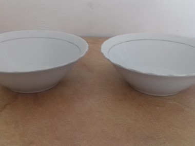 Salaterki ceramiczne białe, do sprzedania-1