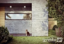 Elewacje z betonu architektonicznego. Montaż płyt betonowych Luxum.