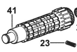 Deutz Fahr Agrokid 30 40 Wał Pośredni Skrzyni Biegów CZĘŚCI 0.013.0265.0