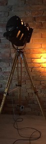 Lampa loft podłogowa reflektor filmowy teatralny PRL  Spefika Rf150-3
