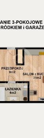 3-pokojowe mieszkanie z ogródkiem i garażem, 72m2-4