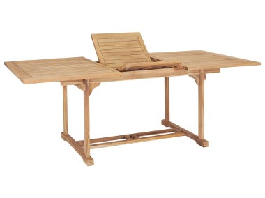 vidaXL Rozkładany stół ogrodowy, 150-200x100x75 cm, lite drewno tekowe 44674-1