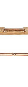 vidaXL Rozkładany stół ogrodowy, 150-200x100x75 cm, lite drewno tekowe 44674-3