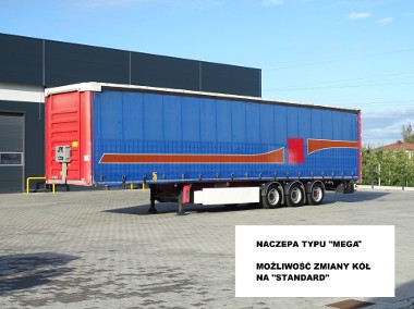 Naczepa Firana FRUEHAUF Sprowadzona Osie SAF MEGA, Możliwość zmiany kół -1