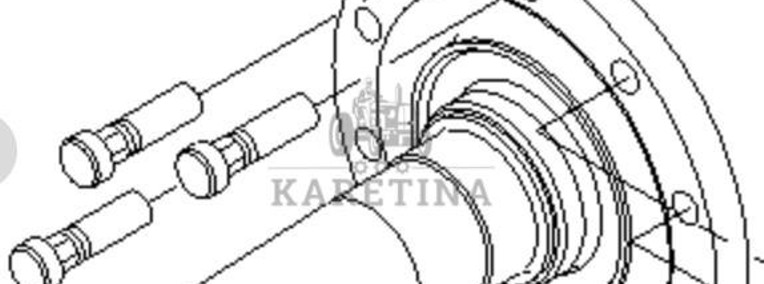 Massey Ferguson 7718S DYNA-VT Wał Osi Tylnej Piasta Koła CZĘŚCI 701152150021-1