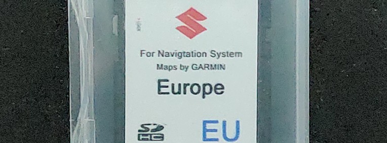 Karta SD mapy Europy SUZUKI SX4 z nawigacją GARMIN-1