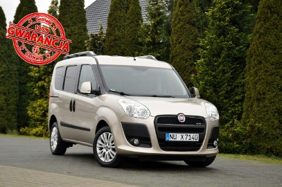 Fiat Doblo II 2.0Multijet(135KM)*Klimatyzacja*Grzane fotele*Reling*Parktr*Alu16"AS