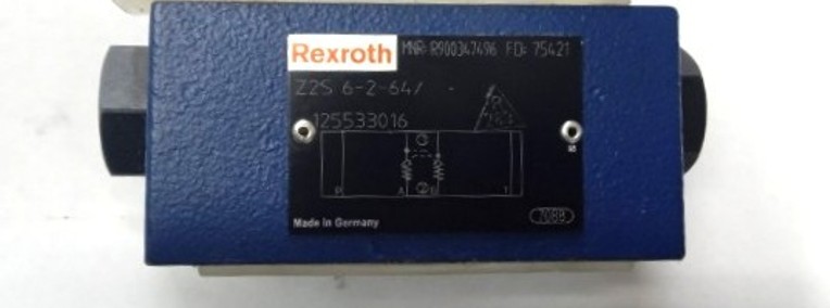 ZAWÓR ZWROTNY Z2S6-2-62/ NOWY bosch rexroth zawory hydraulika R900347496 ; .. ; -1