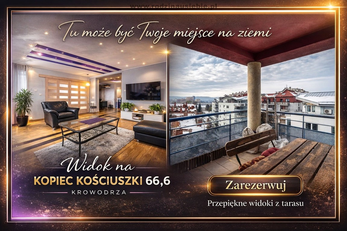 z Widokiem na K.Kościuszki,Przestronne 3pok.