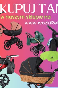 Klasyczny Wózek Dziecięcy Viko Retro zestaw 3w1 Gondola spacerówka  fotelik-2