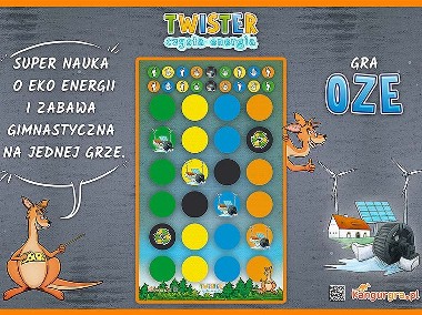 EKO TWISTER czysta energia OZE gra podłogowa XXL dla DZIECI -1