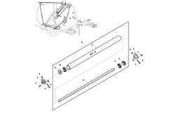John Deere 960 - Wałek DC216670 (Pasy, rolki, bramki)