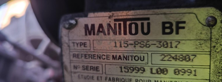 Manitou MLT 115-PS6-3017 634 Skrzynia Biegów Powershift Skrzynia Kątowa-1