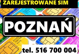 Zarejestrowane karty do telefonu SIM polskie prepaid Play Orange Plus  Poznań