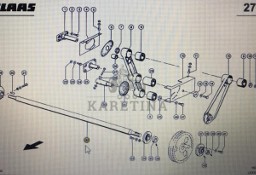 00 0736 056 1/Claas wałek podajnika zboźowego/Claas Lexion 580 670-640 760 460-440 480 560-540