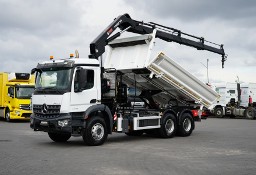 Mercedes-Benz Arocs 2636 / E 6 / WYWROTKA + HDS / 6 X 4 / HIAB 188 B-3 / 2 X HYDR