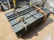 NOWE klepki płyty gąsienic 60cm 600mm / Rozstaw śrub 155 x 120 mm