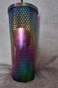 Spersonalizowany Starbucks Kubk 700ml opalizujący Bling Rainbow-2