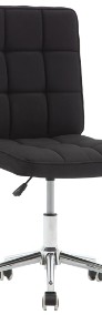vidaXL Krzesła stołowe, 4 szt., czarne, tapicerowane tkaniną279585-3