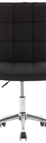 vidaXL Krzesła stołowe, 4 szt., czarne, tapicerowane tkaniną279585-4