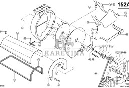 Claas Lexion 560 OBUDOWA 0005172670 (Hp-kanał wciągający; dmuchawa odsysająca)