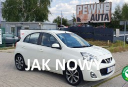 Nissan Micra IV Alufelgi oryginalne/Klimatronik/Tempomat/ Biała perła/Niski przebieg