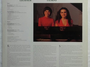 Karin i Sergio, fortepian, Mozart, Bizet, Manuel Ilfante, 1985 r. winyl-2