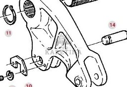 Fendt Favorit 514 Ramię Podnośnika Lewe CZĘŚCI 514860030020