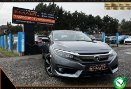 Honda Civic X Automat/ Skóry / Szyberdach/ Salon Pl/ Serwis/ 1 Re. 2018R