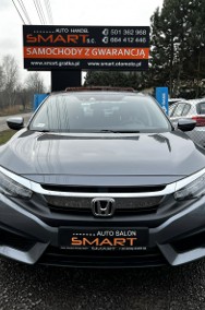 Honda Civic X Automat/ Skóry / Szyberdach/ Salon Pl/ Serwis/ 1 Re. 2018R-2